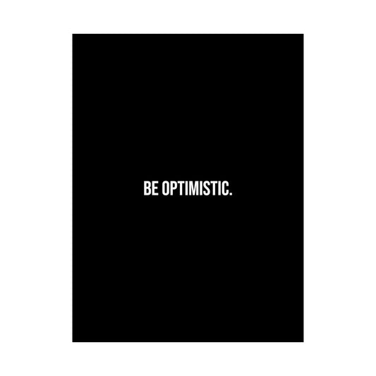 "Optimistic" Poster