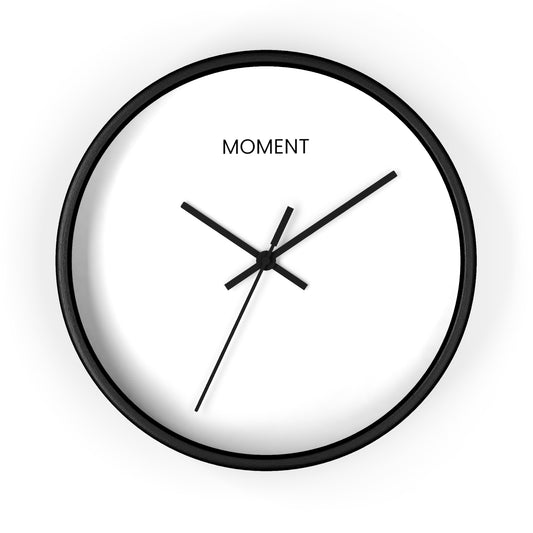 "Moment" Wall Clock